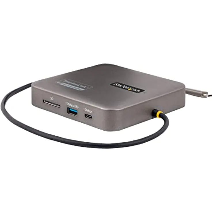 StarTech.com USB C Multiport Adapter,Auf Dual HDMI Dockingstation,4K 60Hz,2X 10Gbit/s 3.1 Hub,100W PD,GbE,SD,30cm Kabel,Reiseadapter,Laptop (102B-USBC-MULTIPORT), Space Gray