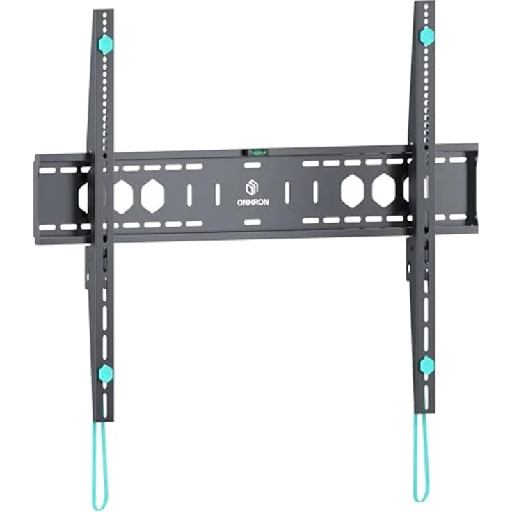 ONKRON UF12-B, Ultra Slim TV Wandhalterung für 60-110 Zoll Fernseher bis 120 kg, max VESA 900x600, schwarz – Bild 1