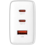 Baseus Wall charger OS-Cube Pro 2xUSB-C + USB 65W (white)