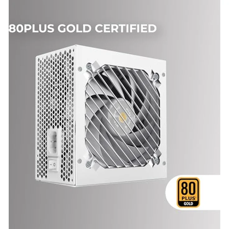 Mars Gaming MPB850PSI, Vollmodulares ATX-Netzteil 850W, 80Plus Gold 90%, 10 Jahre Garantie, AI2-RPM-Technologie, weiß – Bild 3