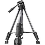 UGREEN Kamera Stativ mit 53,5-175 cm Höhe, leichtes und tragbares Reisestativ, Aluminium Dreibein Stativ mit Handyhalter und Reisetasche für Kamera und Smartphones DSLR Canon Nikon Action Kamera