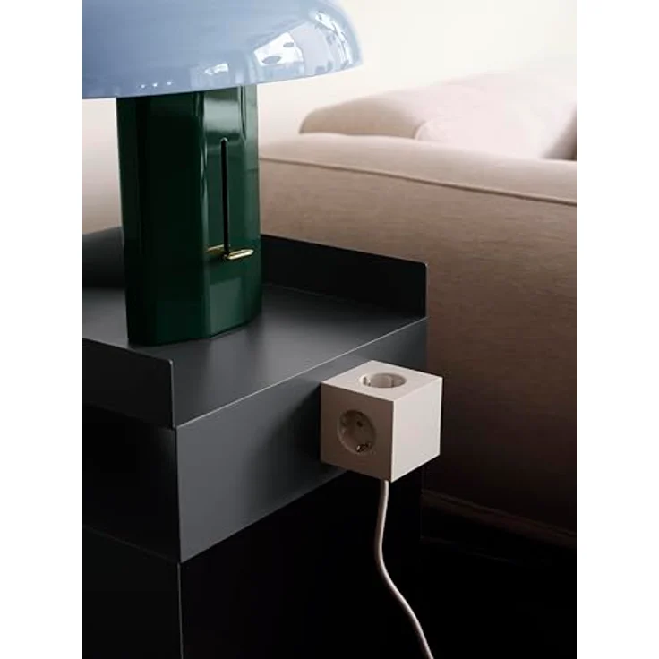 AVOLT Square 1 USB-C & Magnet Mehrfachsteckdose 5-fach (USB-Anschlüsse) - Grau – Bild 3