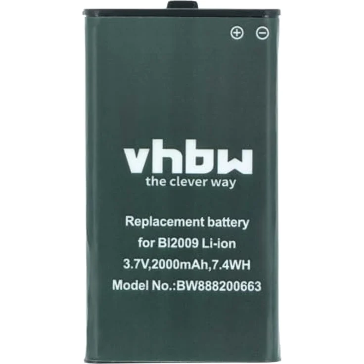 vhbw 2X Akku für Hytera PD375, Hochleistungsakku mit 2000 mAh und 3,7 Volt, Lithium-Ionen – Bild 3