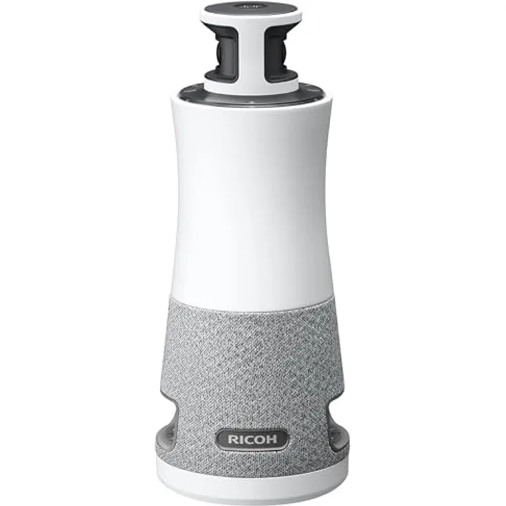 Ricoh 360 Meeting Hub, 3-in-1 Konferenzkamera/Mikrofon/Lautsprecher, 1920 x 1080, 360° Panoramasicht, 3,6 m/6 m Aufnahmebereich, HiFi-Audio, Plug-and-Play