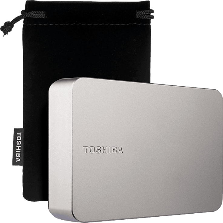 TOSHIBA Canvio Flex Exclusive, Externe Festplatte, 4 TB HDD, 2,5 Zoll, USB 3.2, Warmes Silber