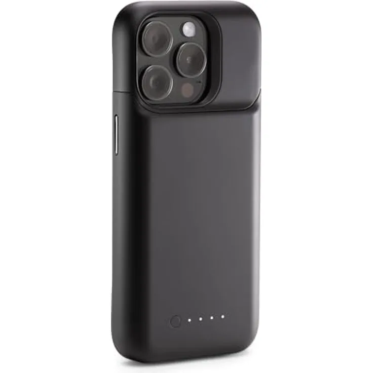 mophie Juice Pack, Smartphone Hülle mit 2.400mAh Akku und Fallschutz bis 1,8m für Apple iPhone 15 Pro, Schwarz