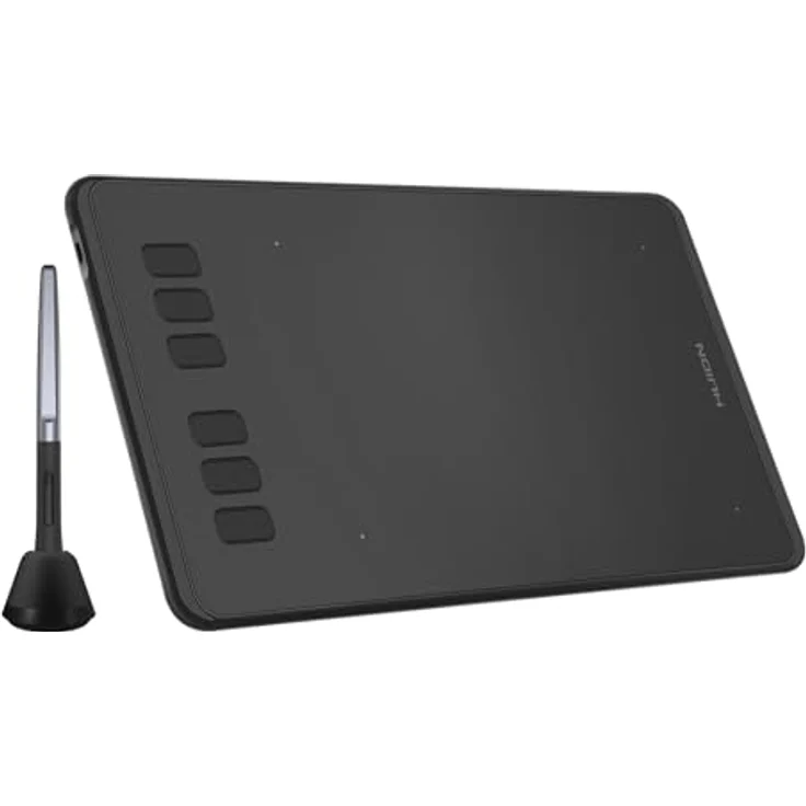 HUION Inspiroy H640P Grafiktablett, 6 programmierbare Tasten, batterieloser Stift, 8192 Druckstufen – Bild 1