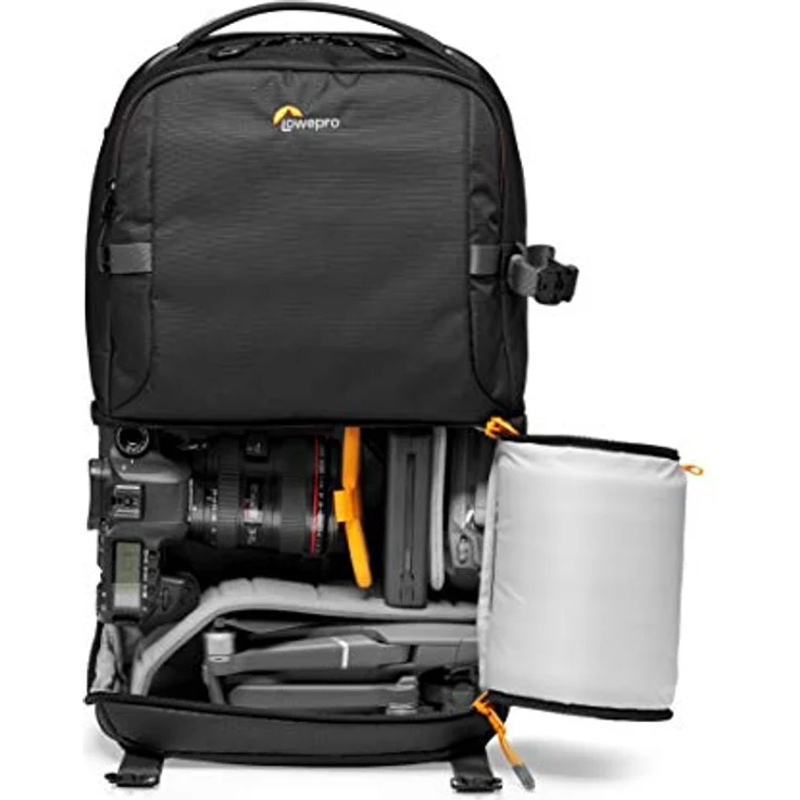 Lowepro Fastpack BP 250 AW III Kamerarucksack - Kameratasche - Fotorucksack für spiegellose und DSLR-Kameras wie Nikon D850, 300D, mit Zugang per QuickDoor, Fach für 13-Zoll-Laptop, Ripstop, Schwarz – Bild 3