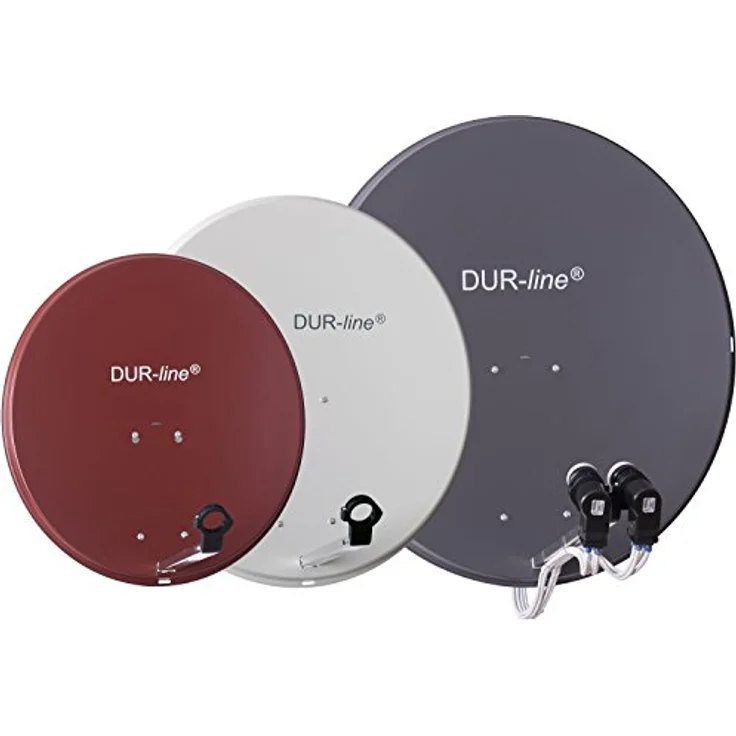 DUR-line Sat Antenne 80 cm Durchmesser hellgrau – Bild 10