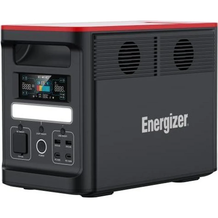Energizer 1536Wh Notstromversorgung, Powerbank mit 1800W Nennleistung, LiFePO4-Akku und vielseitigen Anschlussmöglichkeiten