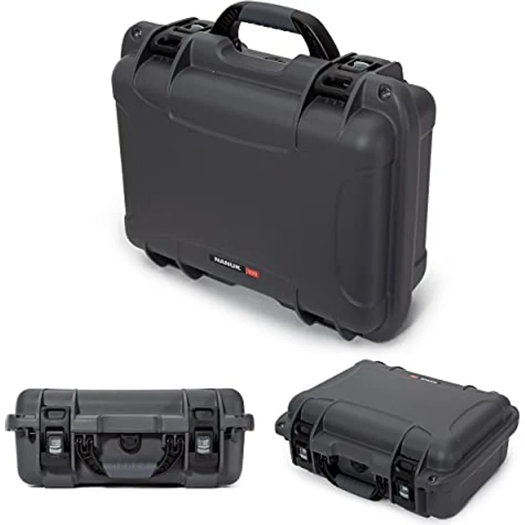 Nanuk 920 Wasserdichter Hartschalenkoffer mit Plüschschaumeinlage - Graphit, IP67 Wasserdicht, NK-7 Kunststoff, Padlockable, Made in Canada – Bild 3