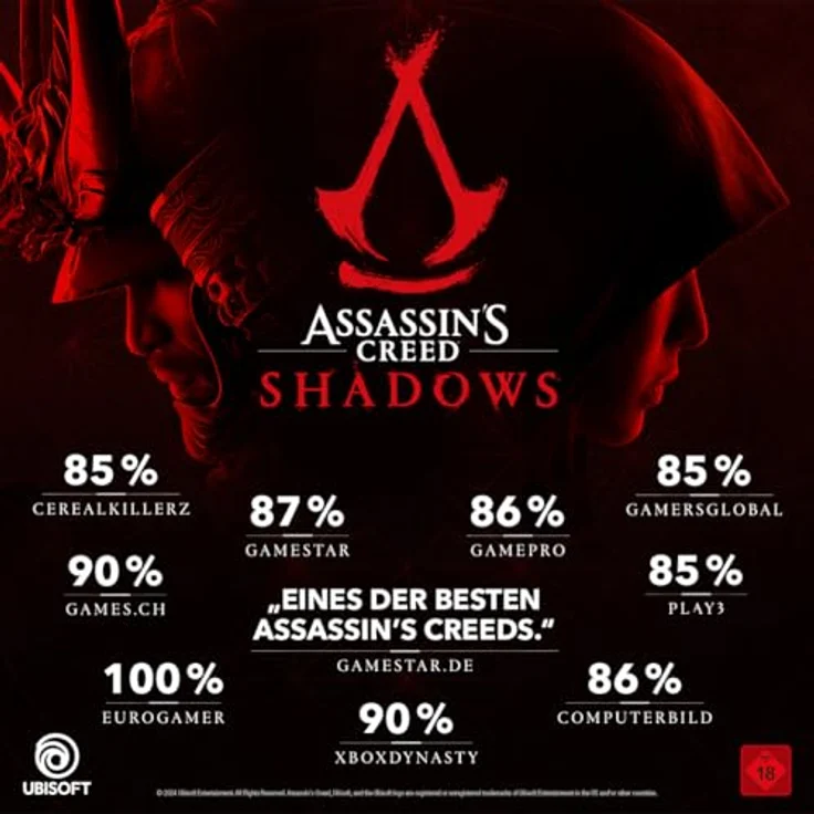 Ubisoft Assassin's Creed Shadows - Limited Edition (exklusiv bei Amazon) - [Xbox Series X] mit Charakterpaket „Sekiryuu“, exklusiven Ausrüstungs- und Waffensets – Bild 2