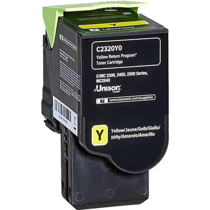 Lexmark - Gelb - Original - Tonerpatrone LCCP, LRP - für Lexmark C2325dw, C2425dw, C2535dw, MC2325adw, MC2425adw, MC2535adwe, MC2640adwe (C2320Y0) – Bild 3