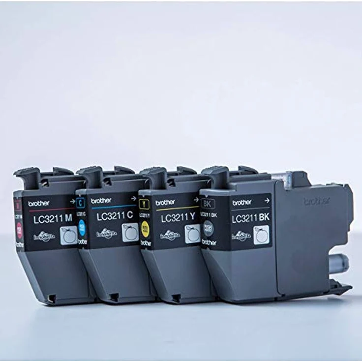 Brother LC-3211VAL 200 Seiten, schwarz, cyan, magenta, gelb, Tintenpatrone – Tintenpatronen (DCP-J774DW MFC-J890DW MFC-J895DW, Standard Ertrag 200 Seiten) – Bild 2
