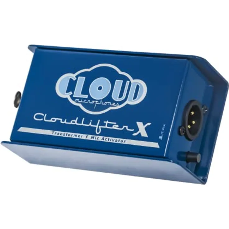 Cloud Microphones Cloudlifter X Mikrofonvorverstärker, erhöht Empfindlichkeit um +36 dB, ultra-clean-gain-Schaltung, +48V Phantomspeisung, robust und tragbar