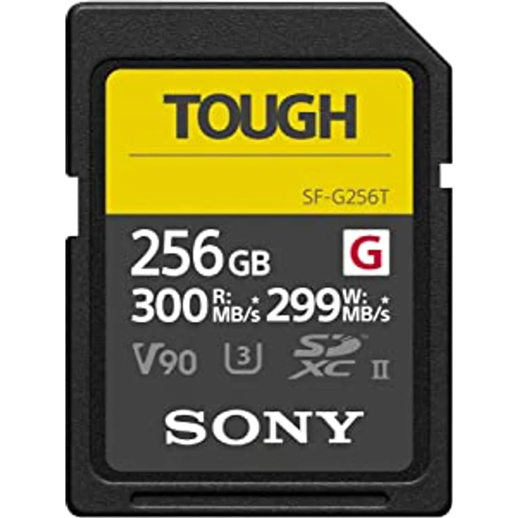 Sony 256GB SF-G Series Tough Memory Card, Schwarz – Bild 1