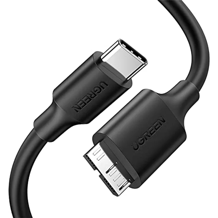 UGREEN USB-C auf USB 3.0 Micro B Kabel, schnelles Laden und Synchronisieren von Daten, 91 cm