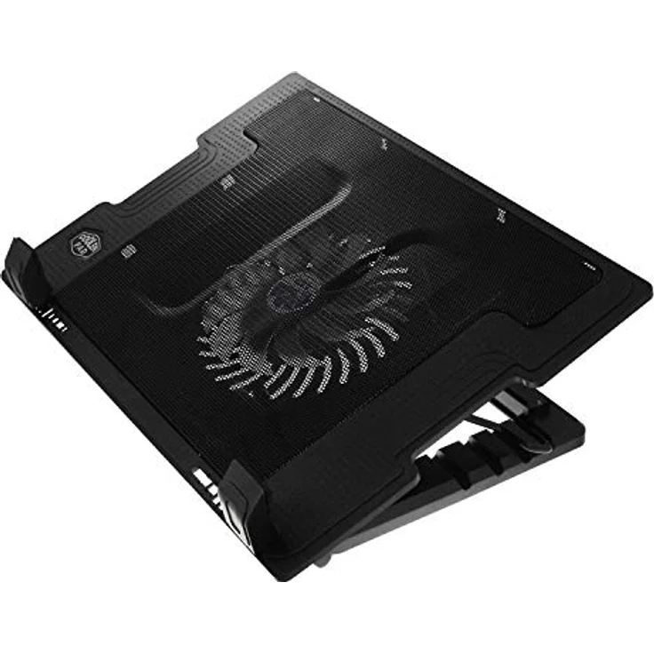 AAB Cooling NC20 - Laptop Kühlung Pad mit 125mm Lüfter, Einstellbare Neigung and Blau Beleuchtung, Laptop Kühler, Coolpad, Laptop Ständer für bis 15,6 Zoll Laptops und PS4 / XBOX Consolen – Bild 6