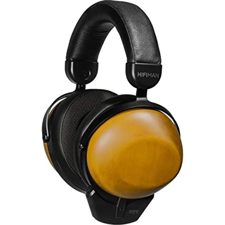 HIFIMAN HE-R10D, HiFi Geschlossene Dynamische Kopfhörer mit R2R DAC und Bluetooth-Adapter, 50mm Treiber, CNC-Schnitzkunst aus Holz und Aluminium
