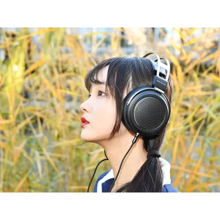 FiiO JadeAudio JT1 Professionelle Studio-Kopfhörer mit 50 mm Membranen, Hi-Res Musikstudio-Headset – Bild 2