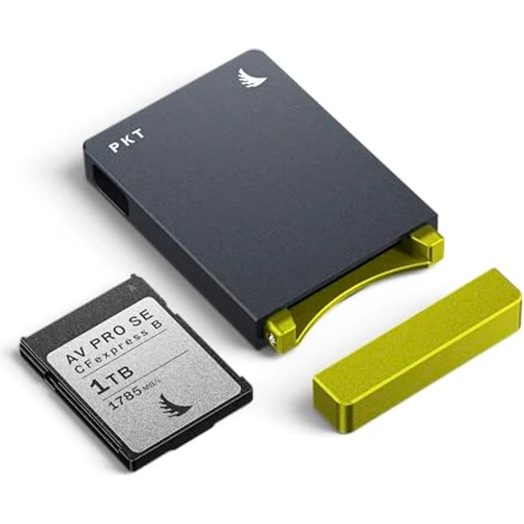 Angelbird CFexpress B Card Reader PKT, Hochgeschwindigkeits-Kartenlesegerät mit USB-C 3.2 Gen 2x2 und LED-Schreibschutzschalter – Bild 5