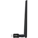 D-Link DWA-137 N300 High-Gain Wi-Fi USB Adapter (USB 2.0, abnehmbare High-Gain-Antenne, WPS, Kompatibl mit Windows, MacOS and Linux)