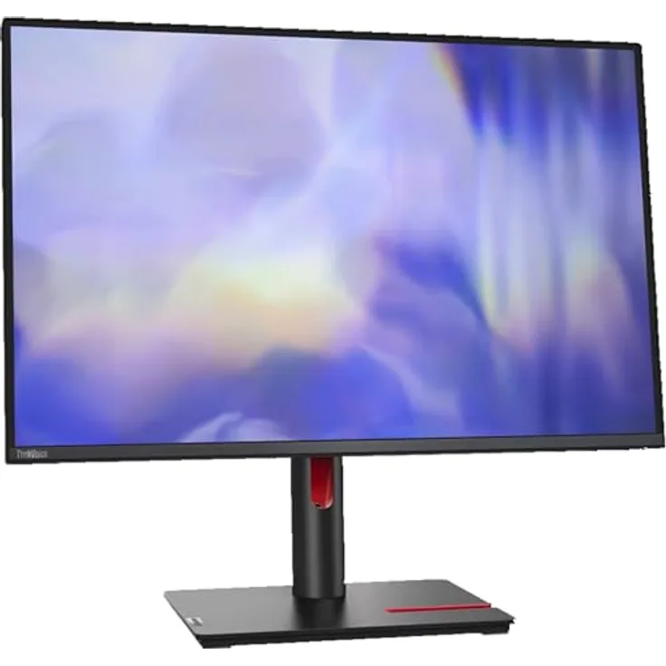 Lenovo ThinkVision T24d-30, 61 cm (24") LED-Monitor, 1920 x 1200 Full HD, 100 Hz, IPS, 300 cd/m², 1500:1, 4 ms, HDMI, VGA, DisplayPort, Lautsprecher, Raven Black