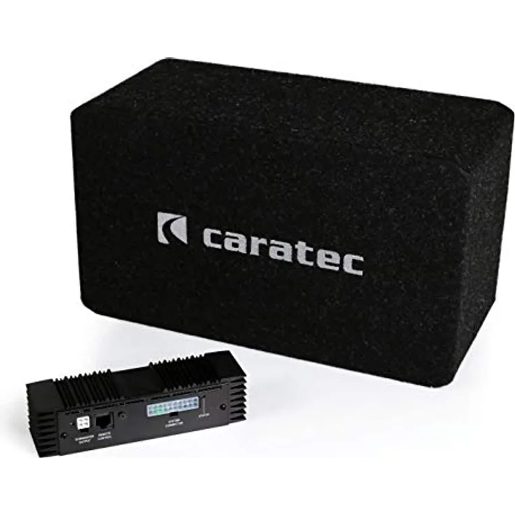 Caratec Audio Soundsystem CAS201D, aktives Plug & Play PC-Lautsprechersystem mit integriertem DSP und leistungsstarkem Subwoofer für Reisemobile