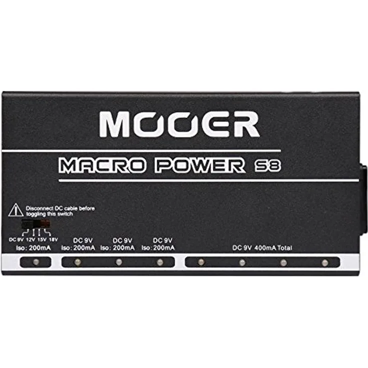Mooer Macro Power S8 Netzteil für Pedale