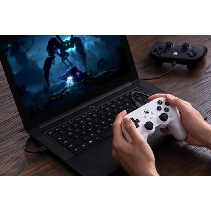 8bitdo Pro 2 Wired Xbox Gamepad, Gaming Controller, Weiss – Bild 7