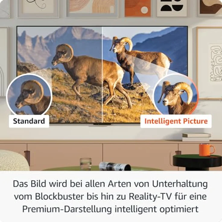 Amazon Fire TV Omni-Mini-LED 65 Zoll (165 cm), QLED-Smart-TV, 4K UHD, Dolby Vision IQ, 144 Hz Gaming, Sprachsteuerung mit Alexa, Local Dimming – Bild 4