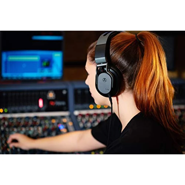 Austrian Audio Hi-X55 HiFi Over Ear hovedtelefoner kabelbundet Stereo Sort-sølv – Bild 5