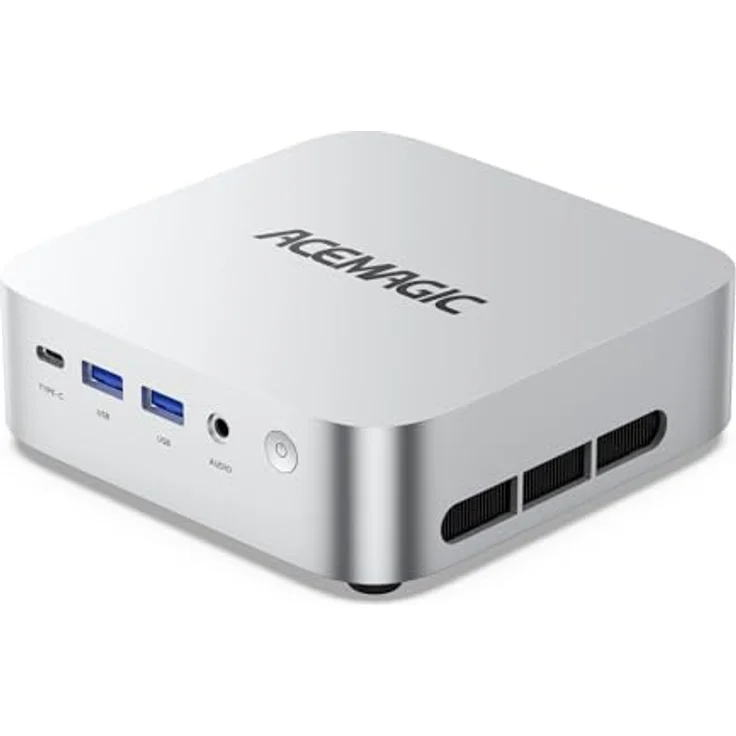 ACEMAGIC W1 Mini PC, AMD Ryzen 7 8745HS, 32GB DDR5, 1TB NVMe SSD, AMD Radeon 780M, 8K HD Vision, WiFi 6, BT 5.2, Windows 11 Pro, kompakter Micro Desktop Computer – Bild 1