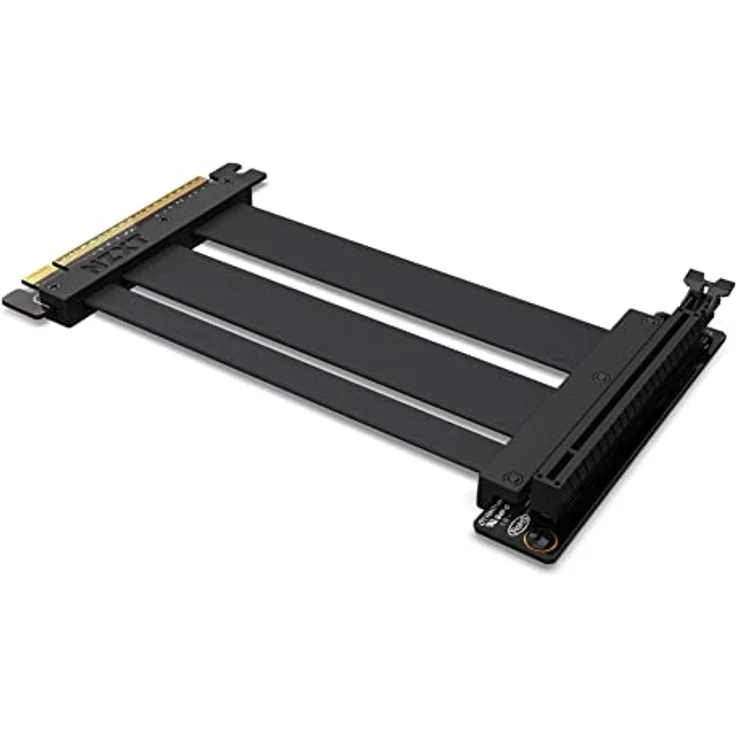 NZXT Riser Cable AB-RC200-B1, PCIe 4.0 x16 Verlängerungskabel, 20cm, flexible Datenübertragung – Bild 3