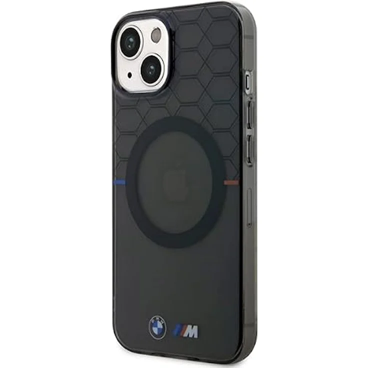 BMW Pattern MagSafe Case für iPhone 14 Plus, stilvolle Handyhülle in grau mit luxuriösem Design – Bild 2
