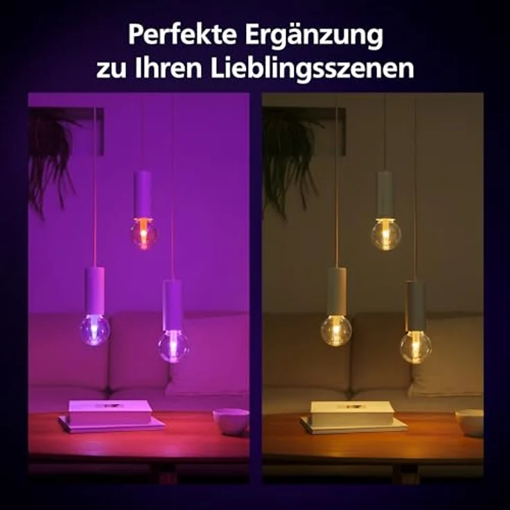 Philips Hue Lightguide smarte Lampe, große Globe Form, G125, weißes und farbiges Licht, Bluetooth kompatibel, Sprachsteuerung mit Alexa, Apple Home und Google Assistant, Klar – Bild 4