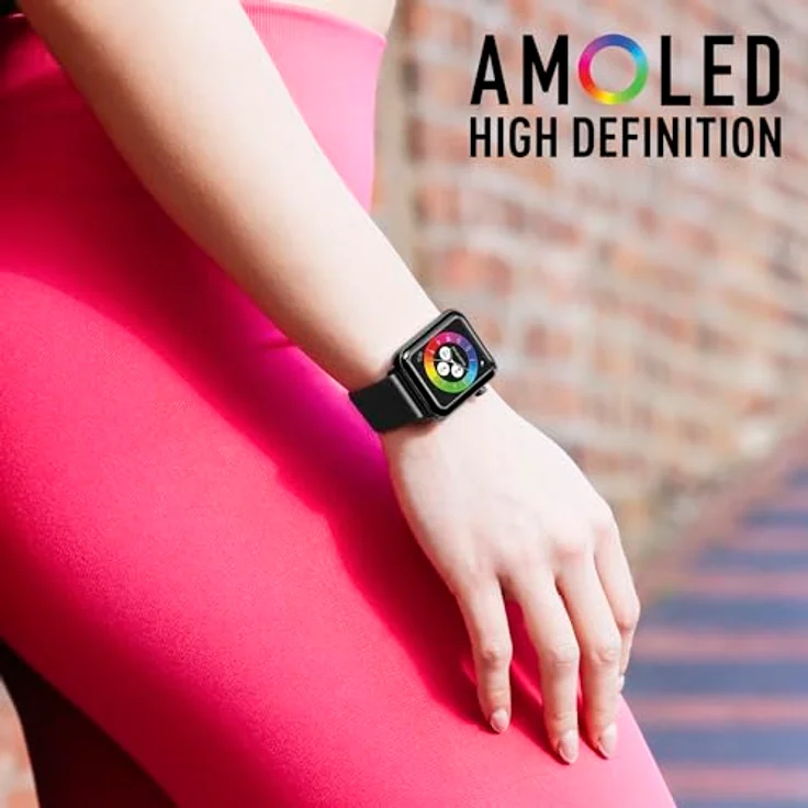 Reflex Active Amoled Series 30 4,5 cm Always-On Display Smartwatch Schwarz – Bild 3