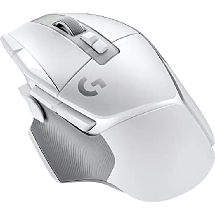 Logitech G502 X LIGHTSPEED Kabellose Gaming-Maus - Optische Maus mit optisch-mechanischen LIGHTFORCE Hybridschaltern, HERO 25K Gaming-Sensor, Kompatibel mit PC - macOS/Windows - Weiß – Bild 1