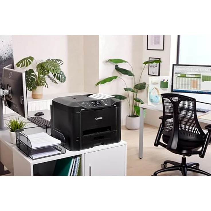 Canon MAXIFY MB5150 Farbtintenstrahl - Multifunktionsdrucker (DIN A4, 4-in-1 Scanner, Kopierer, Fax, Farbdisplay , 600 x 1200 dpi, USB, Duplexdruck, WLAN, Bluetooth) schwarz – Bild 4