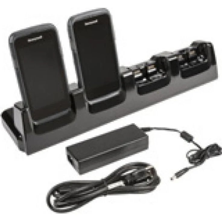 Honeywell CT50-CB-2, Vierfach-Ladegerät für den Innenbereich, Schwarz, inkl. Dockingstation und Netzteil