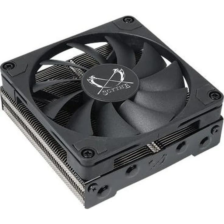 Scythe Shuriken 3 SCSK-3000, Niedrigprofil-CPU-Kühler mit 39 mm Höhe, schwarz/silber, kompatibel mit SFF- und HTPC-Gehäusen