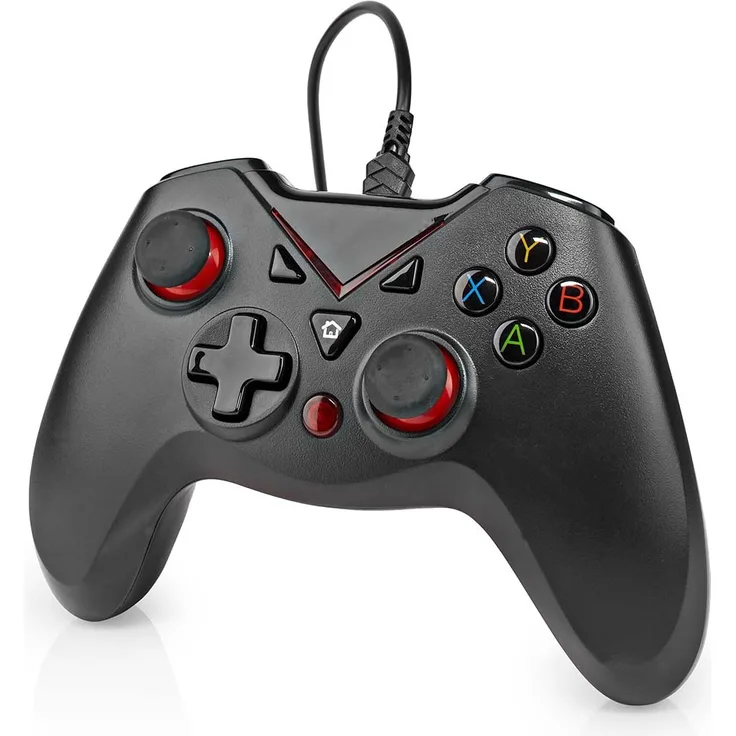Nedis GGPD110BK Gaming-Controller | USB Type-A | 12 Knöpfe | 1.60 m Kabel | Schwarz