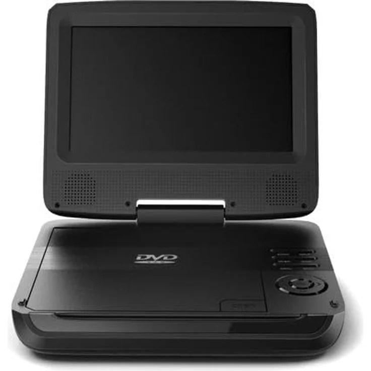Denver MT-792, Tragbarer DVD-Player 7 Zoll (17.78 cm), Akkubetrieb, inkl. 12V Kfz-Anschluss, EEK: B