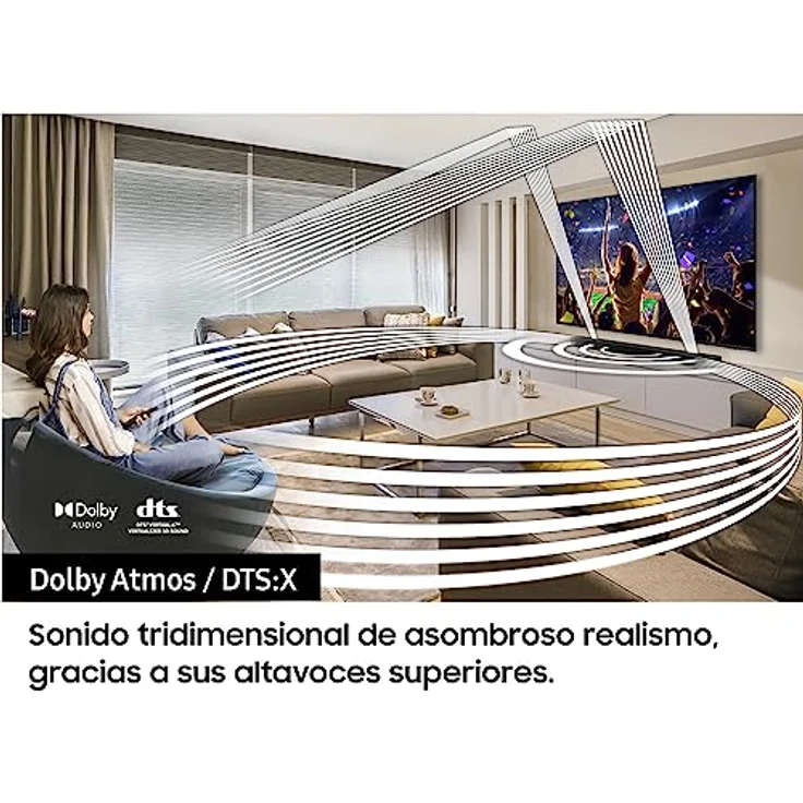 SAMSUNG Soundbar HW-Q600C/ZF - Dolby Atmos/DTS:X, Q-Symphony Gen II, 3.1.2 Kanäle, intelligenter Sound und Pro-Spielmodus – Bild 5