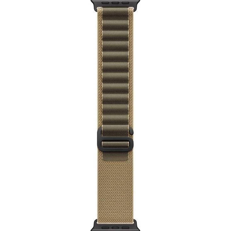 Apple Watch Alpine Loop 49mm S Wüstensand, robustes Gewebeband mit Titan-G-Haken für sicheren Sitz, Armbandgröße klein