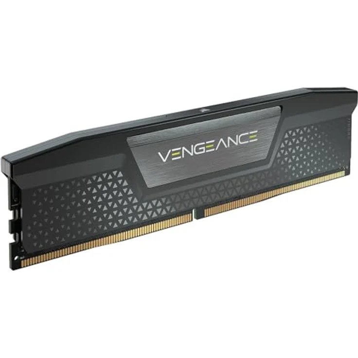 Corsair VENGEANCE DDR5 RAM 16GB (2x8GB) 5200MHz CL40 Intel XMP iCUE Kompatibel Computer Speicher - Schwarz (CMK16GX5M2B5200C40) – Bild 2