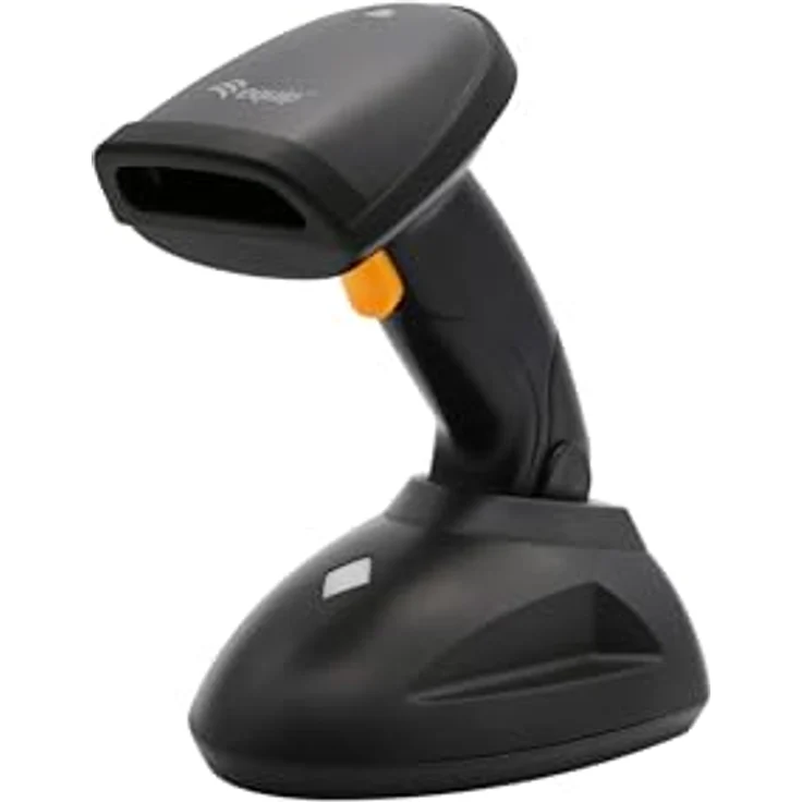 Equip 351026 Drahtloser 2D-Barcodescanner, Weite Entfernung, mit Ständer, IP54 Wasserbeständig – Bild 1
