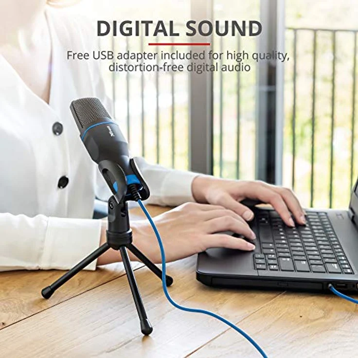 TRUST Mico USB Microphone Schwarz (18290220103) – Bild 5
