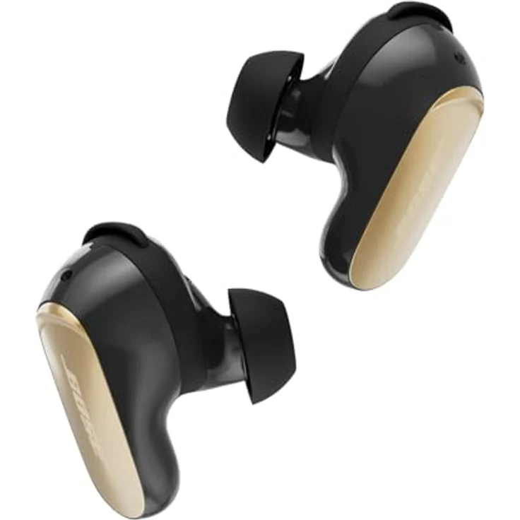 Bose QuietComfort Ultra Bluetooth-Earbuds (2. Gen.), kabellose Noise-Cancelling-Earbuds mit 360-Grad-Sound, bis zu 6 Stunden Akkulaufzeit, Schutzart IPX4, tiefer Bass, Wüstengold - Limited Edition – Bild 1