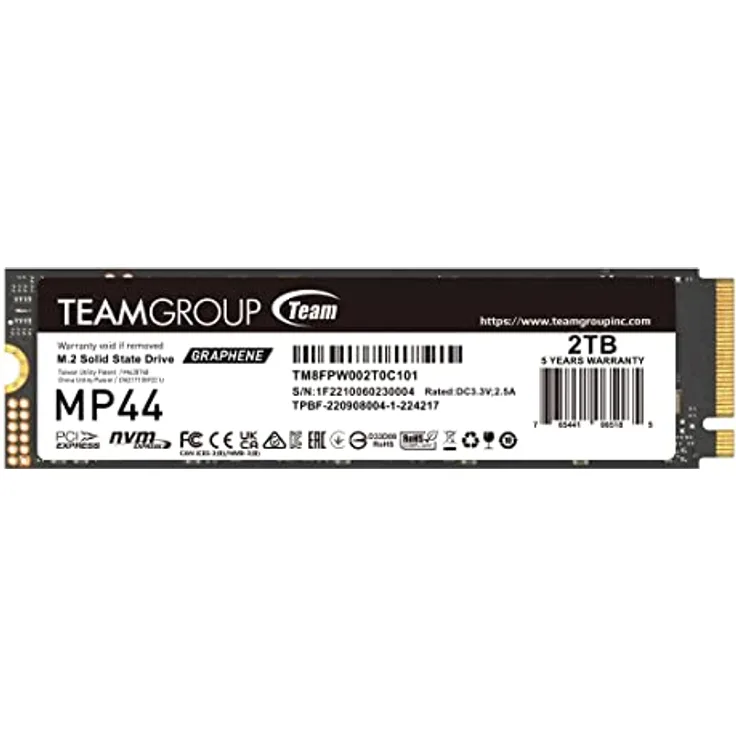 SSD Team MP44 M.2 2TB PCIe G4x4 2280